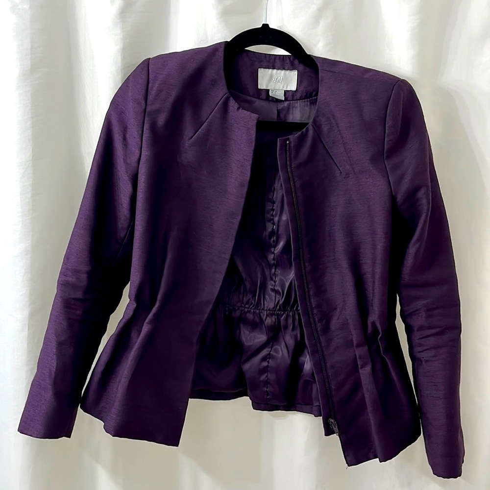 H&M Purple Blazer